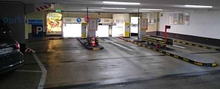 Zufahrt - Parkhaus Stephanplatz Karlsruhe 