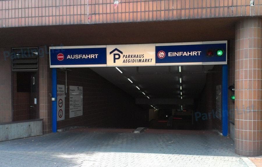 Außenansicht-1-Parkhaus Aegidiimarkt Muenster 