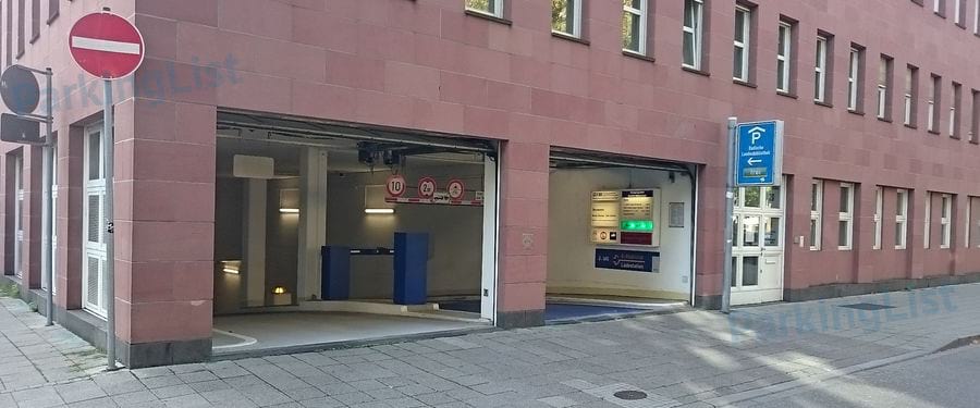 Außenansicht 1 - Parkhaus Badische Landesbibliothek Karlsruhe 