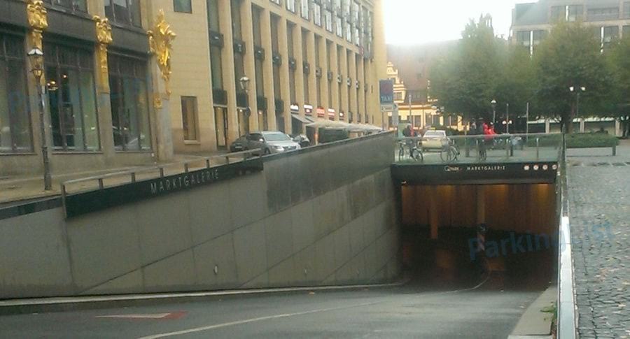 Zufahrt - Parkhaus Thomasgasse 2 Leipzig 