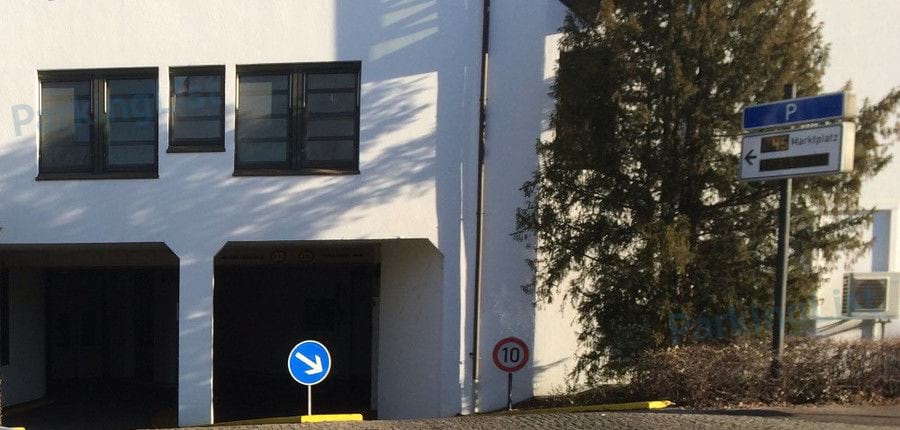 Zufahrt - Parkhaus Marktplatz Esslingen am Neckar 