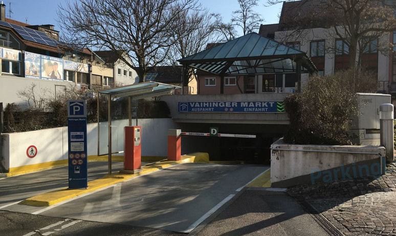 Außenansicht - Parkhaus Vaihinger Markt Stuttgart 