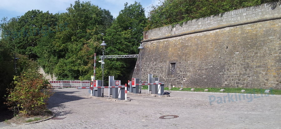 Ausfahrt - Parkhaus Festung Würzburg 