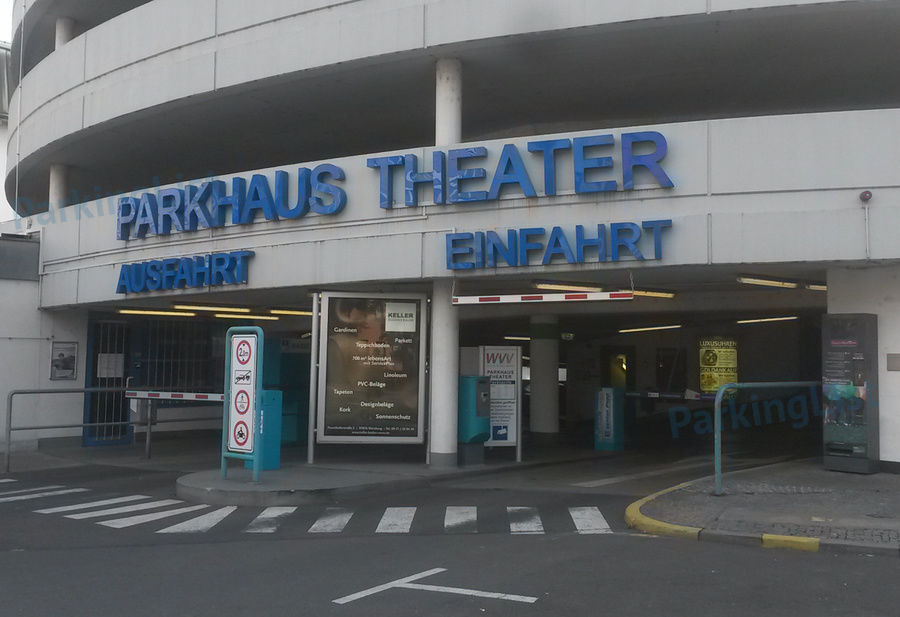 Außenansicht - Parkhaus Am Theater Würzburg 
