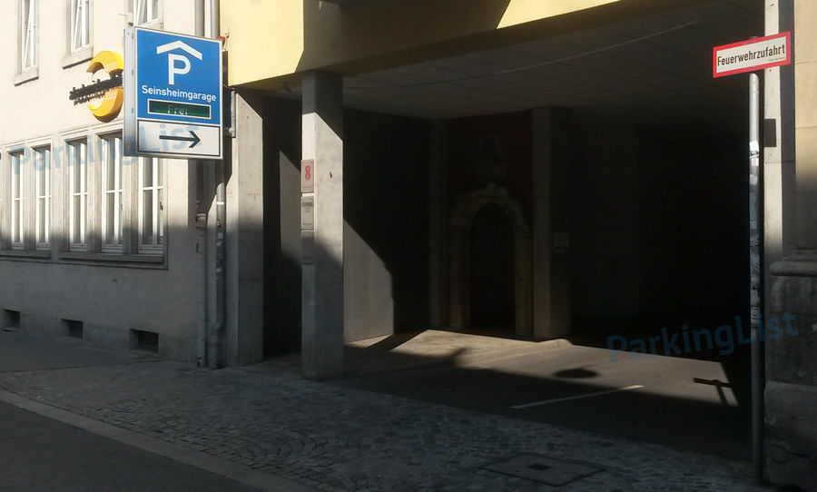 Außenansicht - Parkhaus Seinsheimgarage Würzburg 