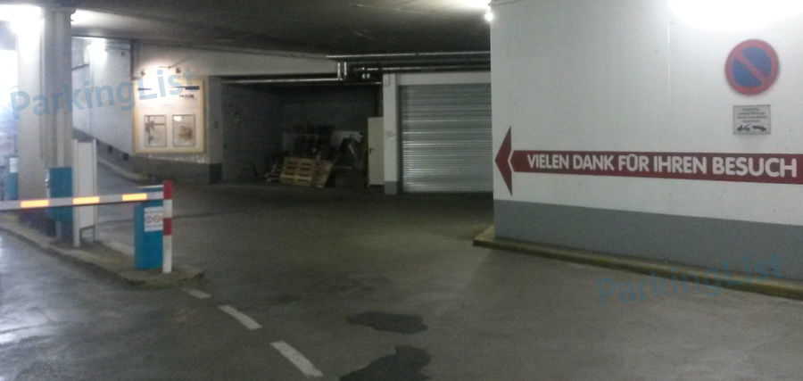 Ausfahrt - Parkhaus Congresscentrum Würzburg 