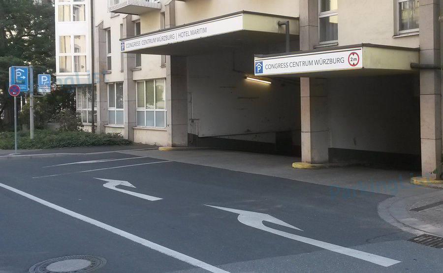 Außenansicht - Parkhaus Congresscentrum Würzburg 