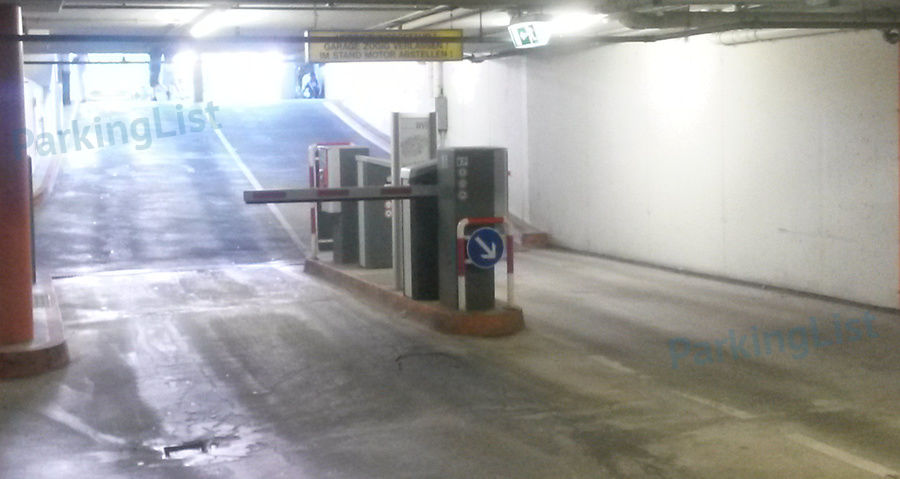 Innenansicht 1 - Parkhaus Alte Mainbrücke Würzburg 