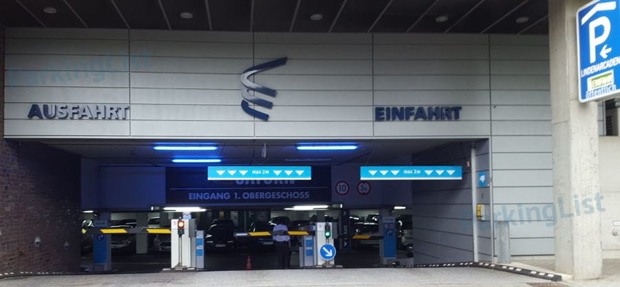 Außenansicht - Parkhaus Linden Arcaden Luebeck 