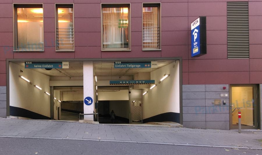 Zufahrt - Parkhaus Suedtor Stuttgart 