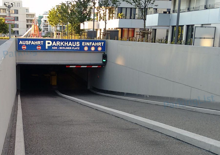 Zufahrt - Tiefgarage Berliner Platz Essen 