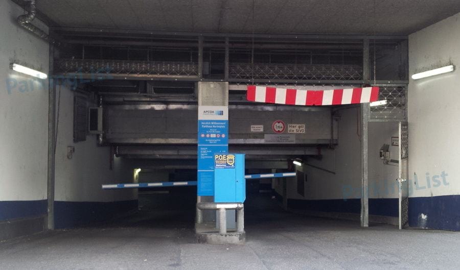 Zufahrt - Parkhaus Am Marienplatz Stuttgart 