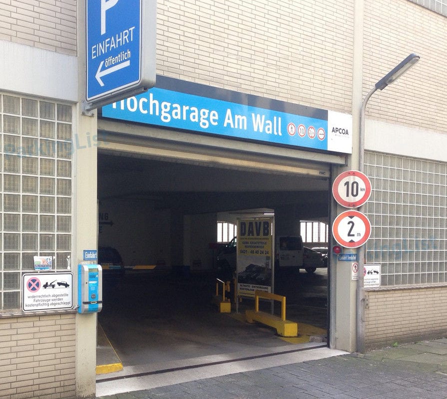 Außenansicht-1-Parkhaus Am Wall Bremen 