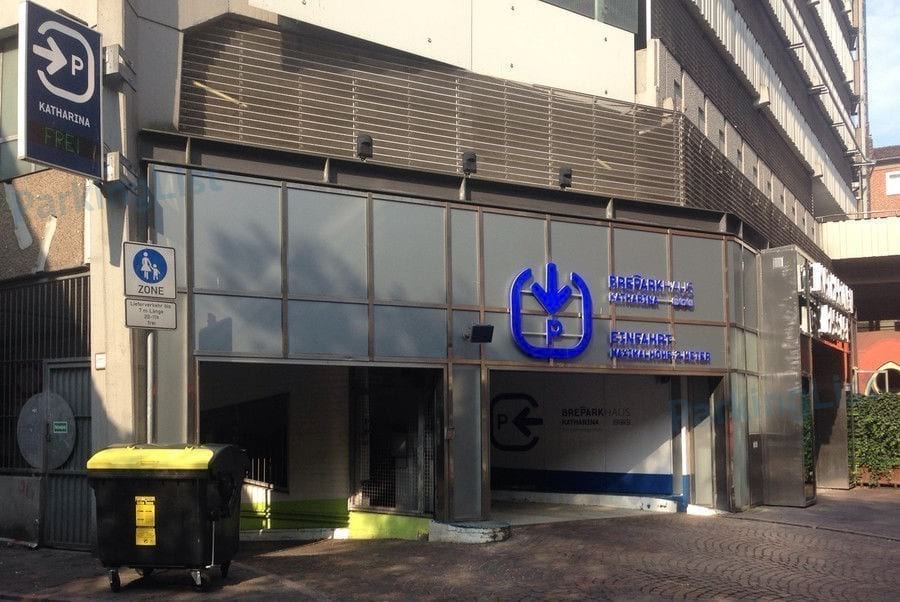 Außenansicht-1-Parkhaus Katharinenklosterhof Bremen 