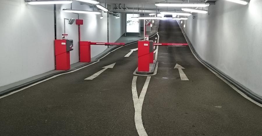 Ausfahrt - Parkhaus Gruenstrasse-15 Düsseldorf