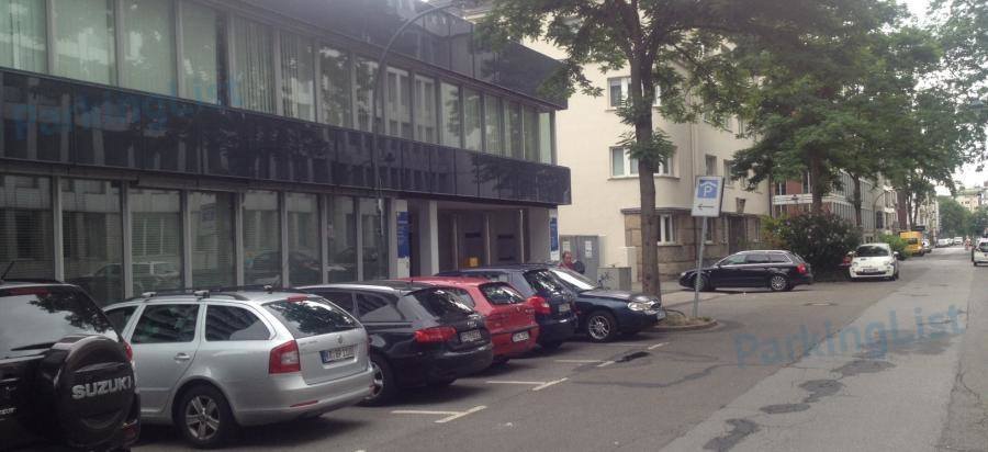 Aussenansicht 2 - Parkplatz Dreicubenhaus am Hofgarten Düsseldorf