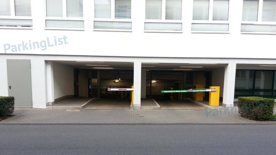 Einfahrt Engeltalstraße, Beethoven Parkhaus in Bonn