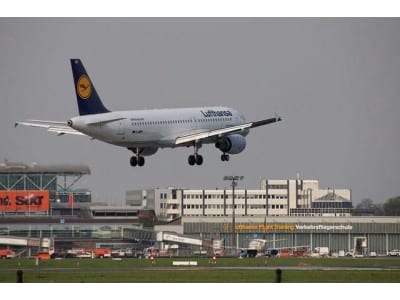 Landung am Flughafen Bremen