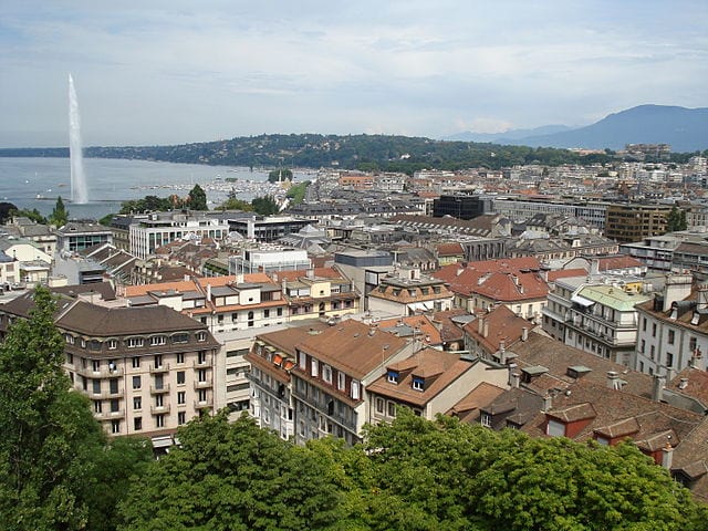 Parken in der Altstadt – Genf Parken in der Altstadt – Genf