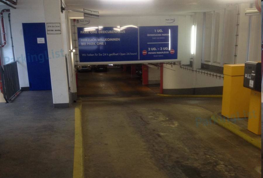 Innenansicht 1 - Parkplatz Dreicubenhaus am Hofgarten Düsseldorf