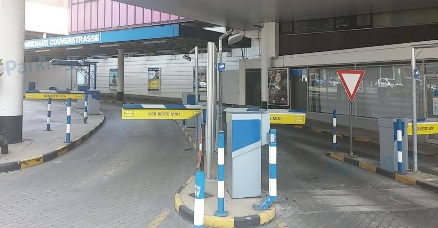 Einfahrt 2 Parkhaus Couvenstraße in Aachen