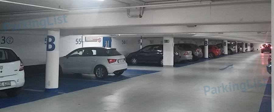 Innenansicht 2 Parkhaus Couvenstraße in Aachen