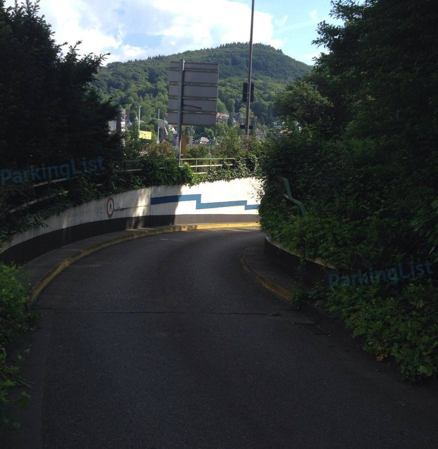 Ausfahrt Parkhaus Darmstädter Hof in Heidelberg