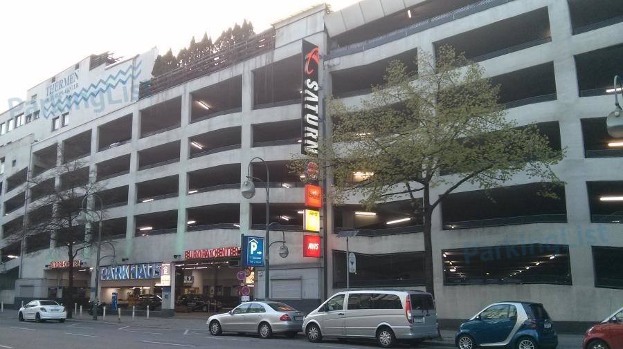 Parkhaus Europa Center Berlin - Ein- und Ausfahrt Nürnberger Straße - Ansicht 2