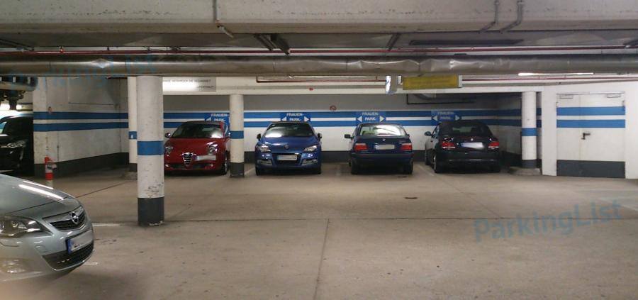 Innenansicht 3 Parkhaus Europahalle in Trier