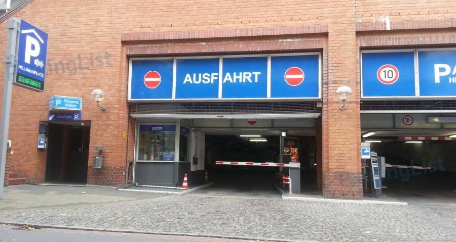 Ausfahrt - Parkhaus Hillmannplatz Bremen