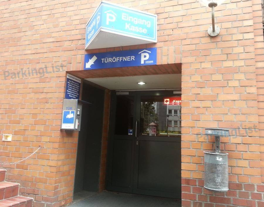 Aussgang - Parkhaus Hillmannplatz Bremen