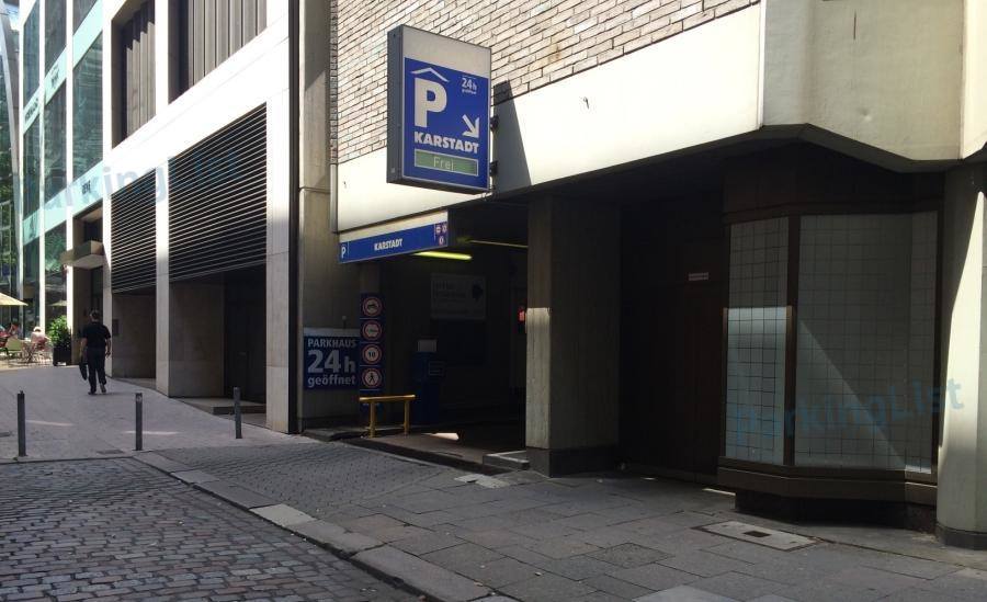 Parkhaus Karstadt Monckebergstrasse Hamburg
