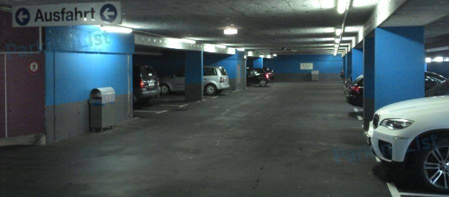 Innenansicht P1 - Parkhaus Kinopolis in Bonn