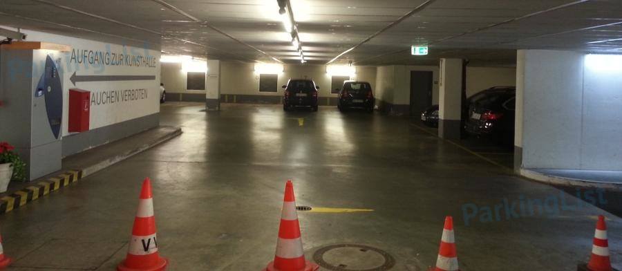 Innenansicht 1 Parkhaus Kunsthalle in Hamburg