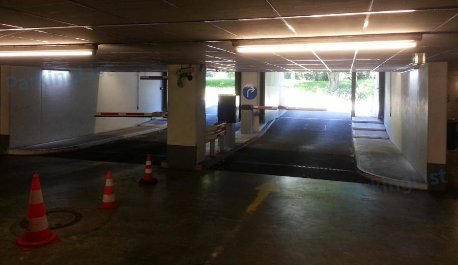 Innenansicht 2 Parkhaus Kunsthalle in Hamburg