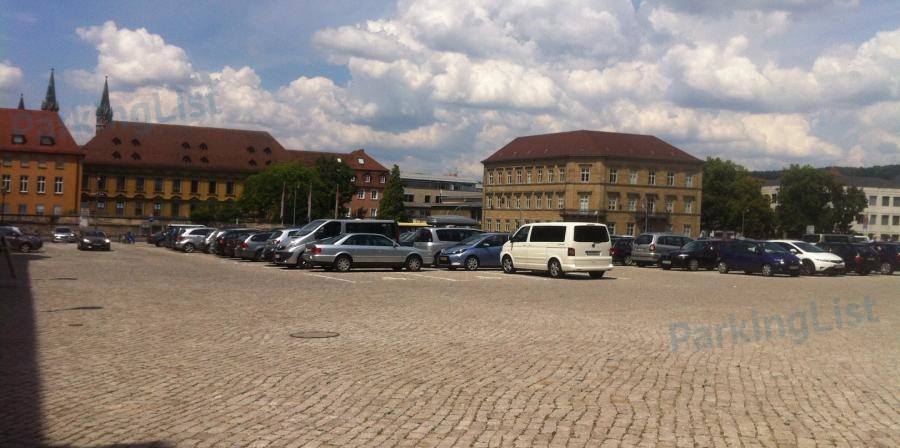 Parkplatz Residenz in Würzburg