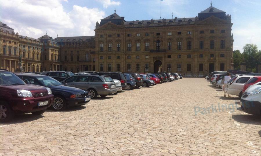 Parkplatz Residenz Würzburg