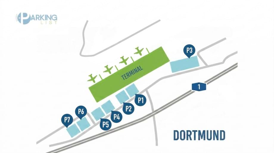 Lageplan Flughafen Dortmund