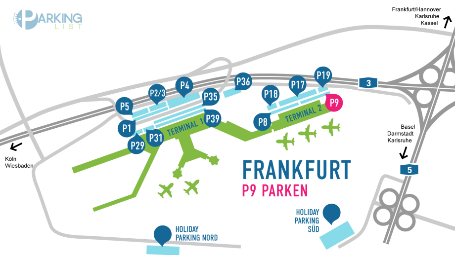 Parkhaus Parkeasy - Parken Am Flughafen Frankfurt www.parkinglist.de