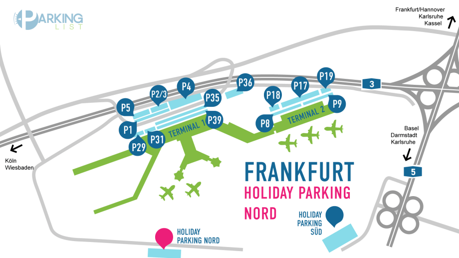 Rezensionen Für Holiday Parking Nord - Flughafen Frankfurt www.parkinglist.de