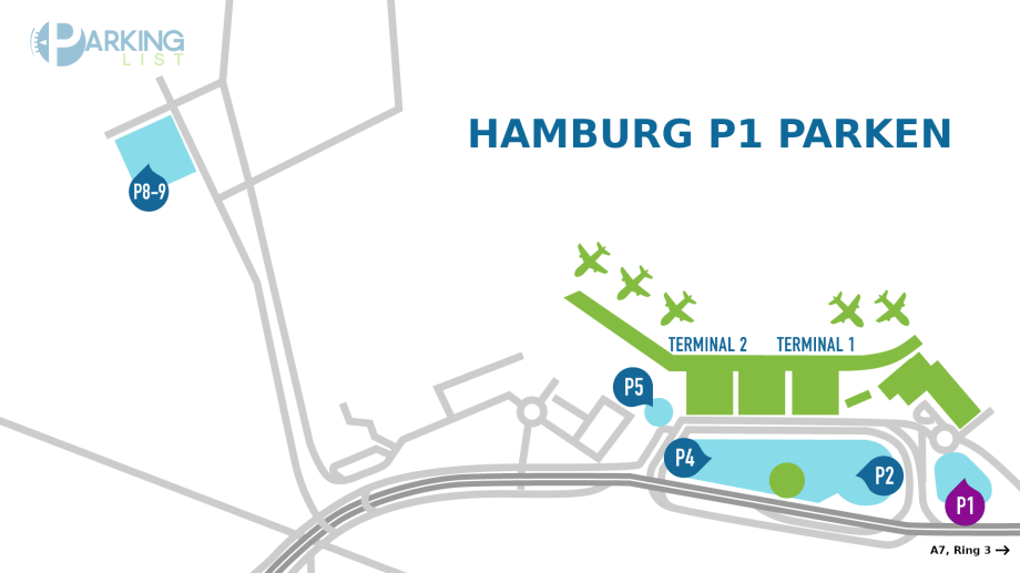 Welche Kann Strassen Ich Und Um Flughafen Hamburg Parken www.parkinglist.de