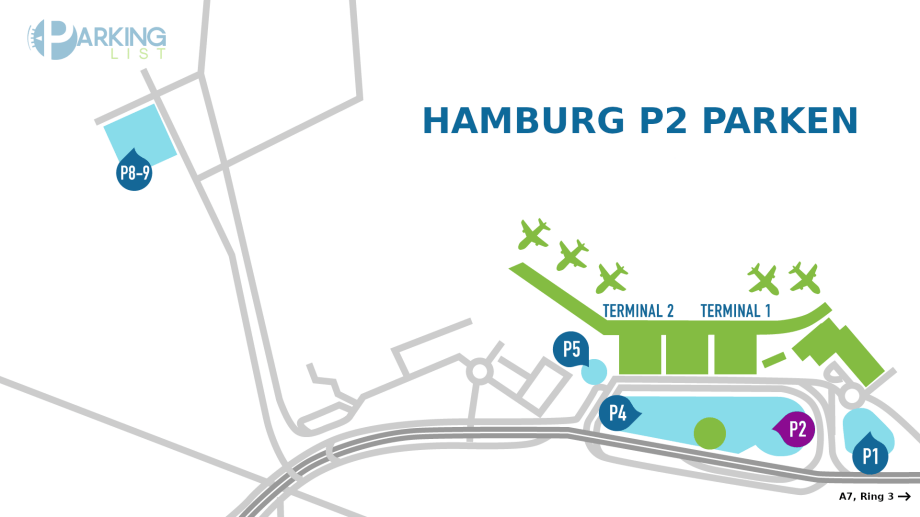 Parken Flughafen Hamburg Hanseatic Airport Parking Hamburg www.parkinglist.de
