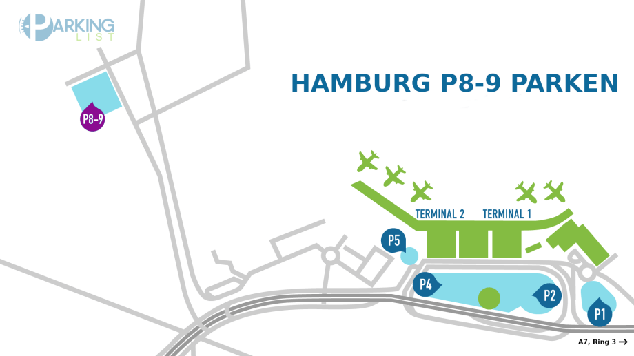 P8 Terminal 2 Parking Flughafen Frankfurt Adresse www.parkinglist.de