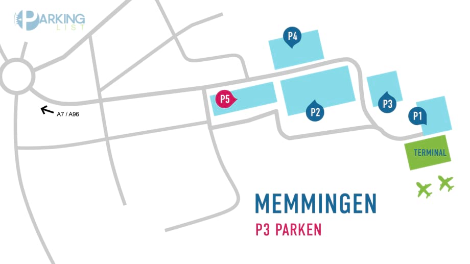 Lageplan Flughafen Memmingen P5