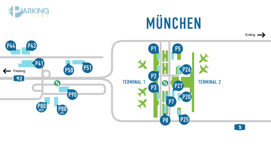 Flughafen München Terminal 1 Adresse Für Navi