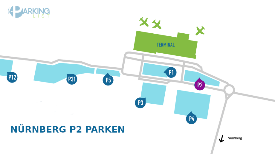 Parken Am Nürnberger Flughafen Resrvierugn Notwendig www.parkinglist.de