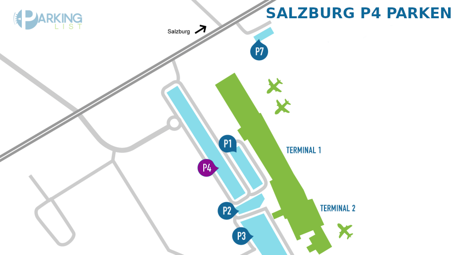 Parken Preise Salzburg Flughafen P4