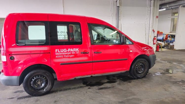 Parkplatz mit Shuttle Service zum Flughafen DUS