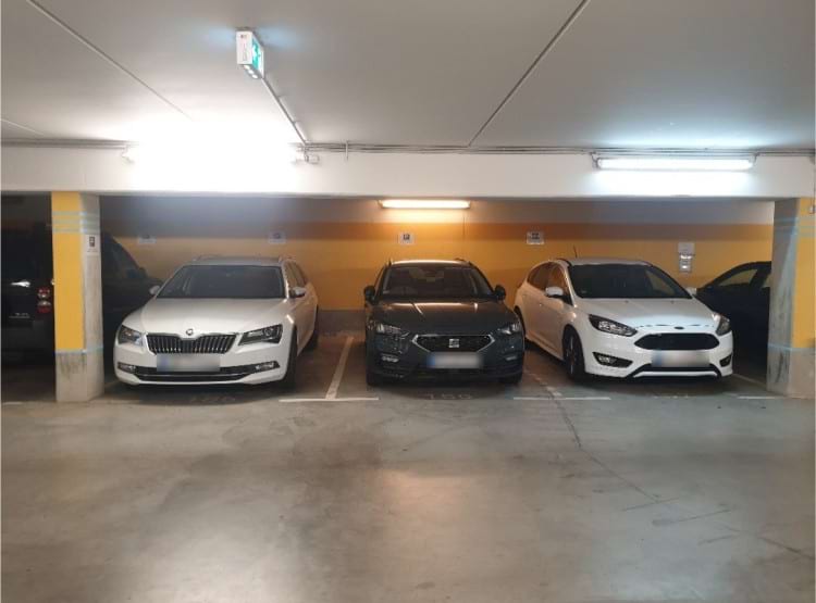 Parkplatz in Tiefgarage mit Shuttle Service zum Flughafen Frankfurt