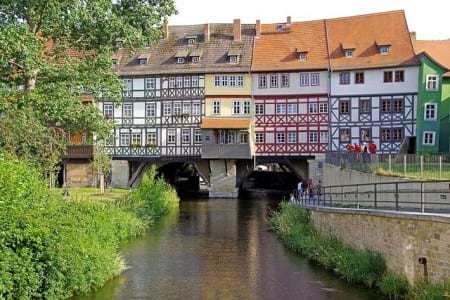 Parken in der Erfurter Altstadt - Domplatz